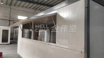 Low Cost Light Steel Well Designed Heat Resistant Folding Container Coffee Shop - Guangdong Wellcamp Steel Structure & Modular Housing Co., Ltd. - China
