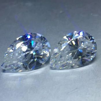 Factory Offer Synthetic Diamond Gemstone Pear Cut Vvs Clarity Loose Moissanite - Wuzhou Qianjian Jewelry Co., Ltd. - China
