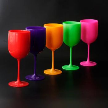 Unbreakable Colored Champagne Drinking Glasses Custom PP Plastic Champagne Glasses - Sinopromotion Products Co., Ltd. - China