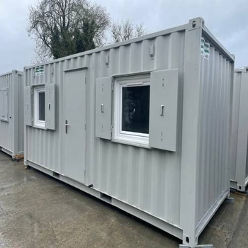 Steel Cabins / 16Ft x 8Ft Steel Anti-Vandal Canteen Cabin - senesie mfg llc - United States