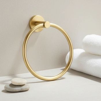 Modern Black Towel Ring for Towels or Clothes Compact Design Qty Per Box 1 Type Towel Racks Origin Zhongshan Model NO. - Zhongshan Donghao Hardware Co., Ltd. - China
