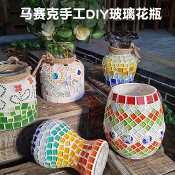 DIY Vase Glass Mosaic Hydroponic Vase Ages3Up 1Y CCC MOQ100 Shape Vase Origin China Type DIY Toy Style DIY Toy Material Glass - Guangzhou Zimore Gift Co., Ltd. - China