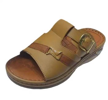 2023 Leather Sandals for Men Arabic Slippers / Arab Sandals Upper PU Use Beach Origin China OutSole Rubber Model NO. - QUANZHOU JINJIANG NEW BLT SHOES CO.,LTD - China