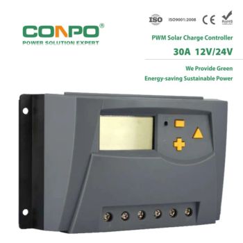 Sk30du 30A, 12V/24V Auto., LCD, PWM Solar Charger Controller Trademark CONPO Model NO. SK30DU HS Code 8537109090 Origin Nanjing, - Nanjing Conpo Power Tech. Co., Ltd. - China