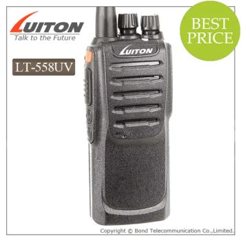 CE Dual Band Lt-558UV Standby Protable Two Way Radios LCD Without Channels 96 Color Black Origin China Type Handheld Keypad - BOND TELECOMMUNICATION CO., LIMITED - China