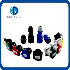 IP44/IP67 Waterproof Multi Plug Socket /Waterproof Wall Sockets for Industrial - Guangzhou Golden Electric Co., Ltd - China