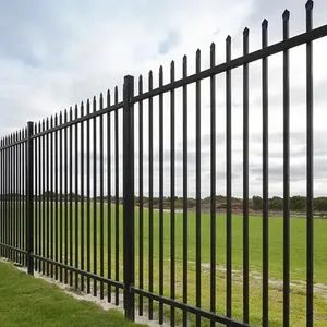 Outdoor Wrought Iron Stainless Steel Metal Fence Parts and Fences for Balcony Garden Farm Security Protection - Tianjin Sunstone Ruize International Trade Co., Ltd. - China