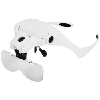 LED Light Headband Glasses Magnifier Lupa Helmet Bracket Magnifying Glass for Eyelash Extension - Ningbo Anmas Optoelectronic Co., Ltd. - China