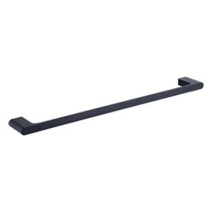 Bathroom Accessories Brass Single Towel Bars Matt Black Wall Mounted Towel Holder Nc5008-MB - TAIZHOU YINADA SANITARY WARE CO., LTD. - China