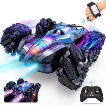 2.4GHz 4WD Double Sided 360 Degree Rotating RC Drift Stunt Car Toy Mini Hamdol Gesture Light Spray Remote Control Car Vehicle - Shantou Tango Tech Co., Ltd. - China