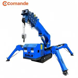 Heavy-Duty 10 Ton Hydraulic Spider Crane with Winch System MOQ 1 Span 18m Origin China Condition New Weight (Kg) 10500 Trademark COMANDE - Comande (Shandong) Machinery Co., Ltd. - China