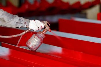 Industrial Painting Works Finish Quality Clean Finish Primary Function Protection And Longevity Performance Durable, High-performance - RVR Infrastructures & Engineers - India