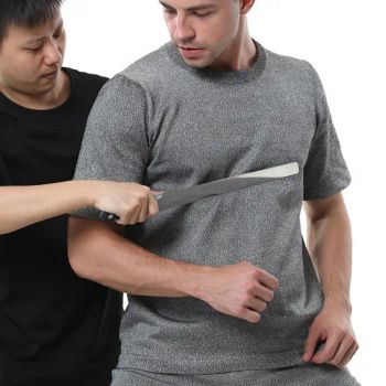 En388 Level 5 Cut-Resistant Hppe PPE Puncture Proof Safety Protection Short Sleeve Top T-Shirt - Shanghai July Textile Co.,Ltd - China