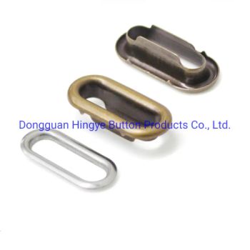 fashion design oval shape metal eyelet - Dongguan Hingye Button Products Co., Ltd. - China