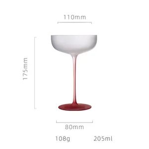 Wholesale Creative Colored Wine Martini Double Sided Hourglass Shape Glass Cup Wedding Vintage Wine Glasses - Ningbo Yuheng Medical Equipment Company Ltd - China