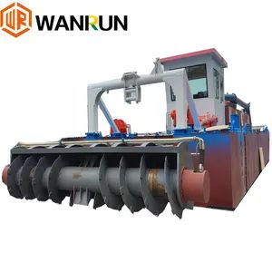 Small Sized Cutter Suction Dredger Auger Head Mud Sand Suction Dredger with Slurry Pump for River Lake Pond Dredging - Shandong Wanrun Intelligent Equipment Co., Ltd. - China
