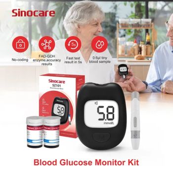 Sinocare Glucose Test Blood Glucose Meter Blood Sugar Glucometer Test Strips Blood Glucose Meter Test Strips, Diabetic Test Strips for Sz101 - Changsha Sinocare Inc. - China