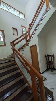 Panel Wooden Staircase Railings, For Home Color Brown Design Panel Position Stairs Usage/Application Home Country of Origin Made in - R.G.Kitchen - India
