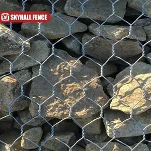 Galvanized Woven Gabion Wall Baskets Gabion Baskets for Erosion Control - HEBEI SKYHALL GLOBAL CO., LTD - China