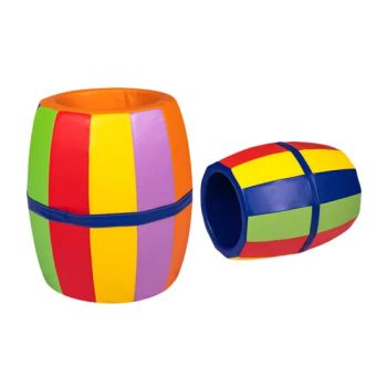 Funny Gym Soft Play Equipment Barrel Kids Event Soft Tunnel Foam Play - Hefei Dayu Fitness Co., Ltd. - China