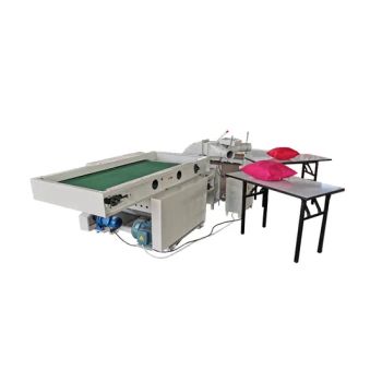 Electric Semi Automatic Pillow Making Cushion Filling Stuffing Machine Other Home Textile Machine Sofa Cushion Filling Machine - Qingdao Seanoel Industry and Trade Co., Ltd. - China
