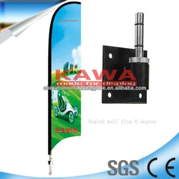 20FT Polyester Flying Banners Teardrop Beach Flag Feather Flag Outdoor Promotional Business Advertising - Weihai Kawa Composite Products Co., Ltd. - China
