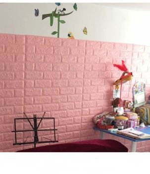 3D Wall Panels Interior Decoration Hotel Bedroom 3D PE Foam Wall Stickers Apartment 3D Self-Adhesive Wallpaper - Ningbo Kingwin Co., Ltd. - China