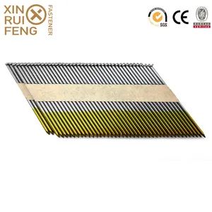 Factory Price Paper Strip Nail-3.1X 90mm D Head Polished Smooth Shank 34 Degree - Tianjin Xinruifeng Fastener Manufacturing Co., Ltd - China