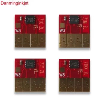P711 Arc Chips 4-Color Permanent Chips for HP 711 Ink Cartridge Chips for HP Designjet T120 T520 Printers - Rainbow Flower Technology Co., Ltd - China