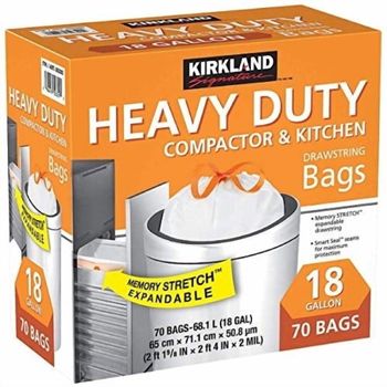 Kirkland Signature Tall Kitchen Trash Bags Strong Drawstring Leak-Resistant Garbage Bags from N.G westen holding B.V Kirkland Signature Tall Kitchen Trash Bags Strong Drawstring Leak-Resistant Garbage Bags - N.G westen holding B.V - Netherlands