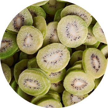 quick frozen high-quality kiwifruit slices wholesale frozen kiwi slices IQF kiwi slices BRC-A - Linyi Wanda Foods Co., Ltd. - China
