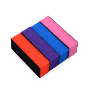 Private Label Nail Buffers Blocks 3 Sided Sandpaper Nail File Lime Sponge Nail Care Skin Removers for Manicure Pedicure Tools - Ningbo Sunkin Electrical Co., Ltd. - China