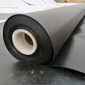 Durable Black HDPE Geomembrane Liner for Fish Ponds Packing Bag Color Black Material HDPE Surface Smooth Trademark SMCC Width - Qingdao Star Machine Technology Co., Ltd. - China