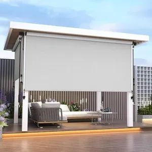 Manufacture Modern Outdoor Blinds Motorized Roller Windproof and Waterproof Outdoor Roller Blinds Custom Roller Blinds - Shanghai Reliance Alu Co., Ltd. - China