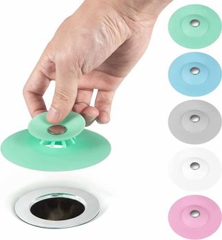 Plastic 2 in 1 Hair Catcher Button, S in k Type: S in gle Bowl S in k - Avadh Trendz - India