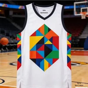 2026 Latest Design Men Basketball Clothing Digital Print Basketball Uniforms Jerseys Vests Custom - Dongguan Kyle Sporting Goods Co., Ltd. - China