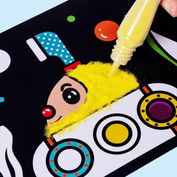 DIY Craft Drawing Toys Paper Sand Art Kit Model NO. DIY Kit Age Range 3-7 Years Origin Zhejiang, China Theme Animals & - Ningbo Hardwork Art & Craft Co., Ltd. - China