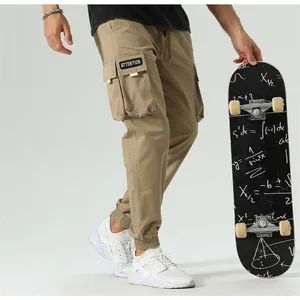 New Arrival Baggy Cargo Pants Men Custom Multi Pocket Jeans 100% Cotton Heavy Duty Cargo Pants Men - Fushun Nxcaps Clothing Company Limited - China