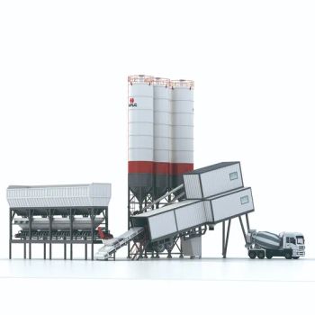 Fully Automatic Small Mobile Ready Mix Concrete Mixing Plant Capacity Concrete Batching Machine Plant Twin Shaft Concrete Mixer - Fujian South Highway Machinery Co., Ltd. - China