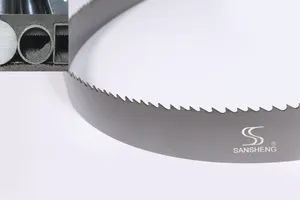 Mild Steel Solid Bar Metal Cutting Bi-Metal Bandsaw Blade M42 5840*41*1.3 2/3tpi - Hubei Sansheng Knife Saw Co., Ltd. - China