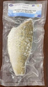 Barramundi Fillet Skin on  Manufacturer South Pacific Fishery Certification FDA, EUcode, SFDA, - South Pacific Fishery - Vietnam