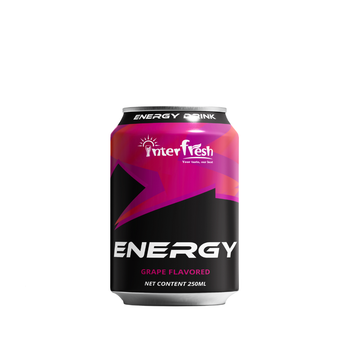 250ml Interfresh Energy Drink Grape flavour from INTERFRESH FOOD AND BEVERAGE COMPANY LIMITED 250ml Interfresh Energy Drink Grape flavour - INTERFRESH FOOD AND BEVERAGE COMPANY LIMITED - Vietnam