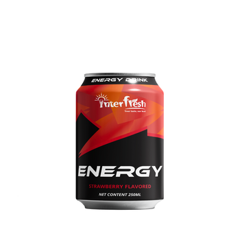 250ml Interfresh Energy Drink Strawberry flavour - INTERFRESH FOOD AND BEVERAGE COMPANY LIMITED - Vietnam