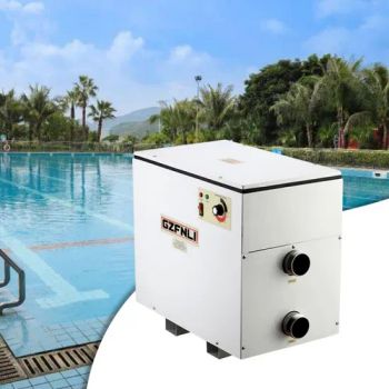 Swmming Pool Water Heater Portable Stainless Steel Electric Pool Heater - Guangzhou Fenlin Swimming Pool & Sauna Equipment Co., Ltd. - China