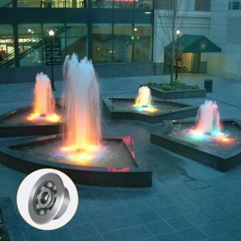 Outdoor LED Fountain Ring Light 6W 9W 12W 18W DMX Control Stainless Steel IP68 Submersible RGB Fountain Lights - Anhui Baoyang Lighting Technology Co., Ltd. - China