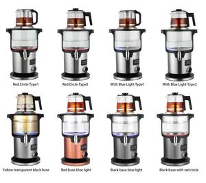 New Design Samovar Kettles High Borosilicate Glass Persian Teapot 5.6L Electric Turkish Tea Maker Set for Boiling Water - Zhongshan Yuekon Electrical Appliances Co., Ltd. - China