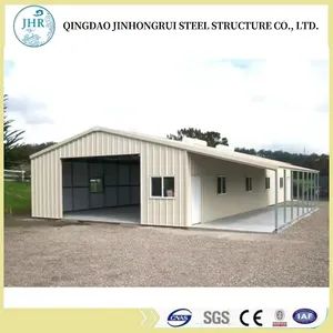 Prefab Insulated Steel Structure Warehouse Factory Workshop Light Steel Metal Construction Building - Qingdao Jinhongrui Steel Structure Co., Ltd. - China