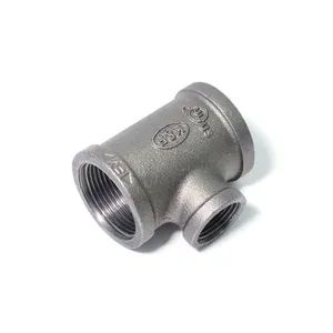 Kanaifu Black Malleable Iron BMI Pipe Fitting Reducing Tee for Water with FM UL - Kanaifu Group (Shanxi) Piping Systems Co. - China