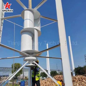 1kw 3kw 5kw 10kw Home Vawt Vertical Axis Wind Turbine Generators with CE RoHS - Tianjin Galaxy Tech Co., Ltd. - China