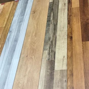 Laminate with 0.1mm Quartz Sand Wear Layer - Resists Metal Scratches (Scissors, Utility Knives) Without Damage - Shandong Hanbang Materials Co., Ltd. - China